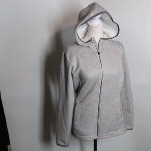 Zero Restrictions Women's Gray Full Zip Hoodie Size Small